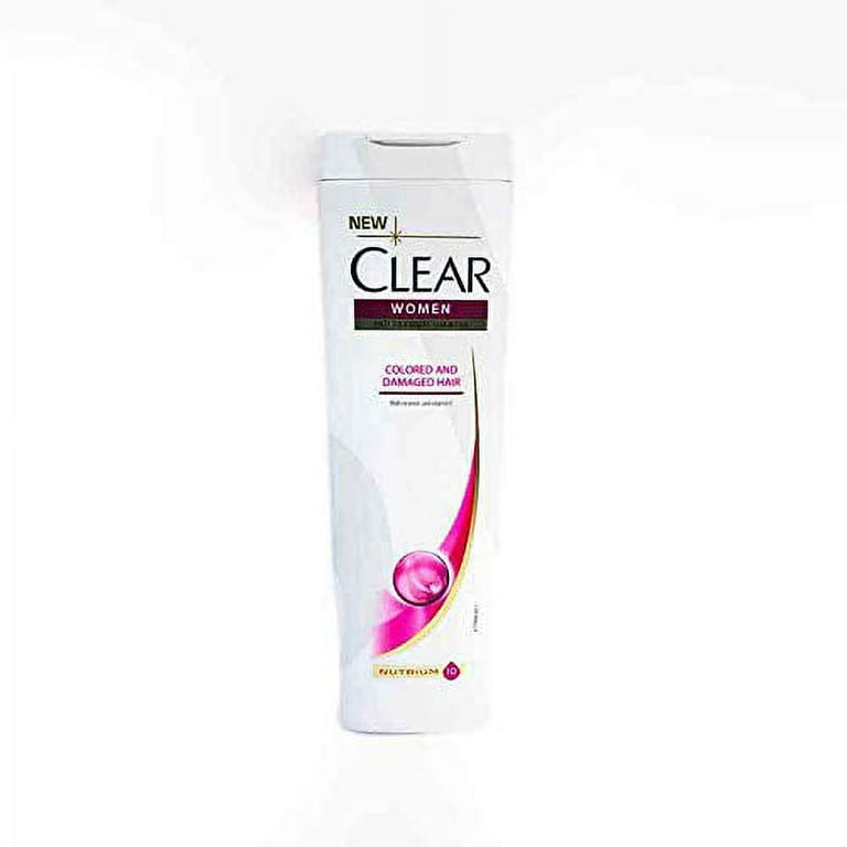 Clear Shampoo ANTI-DANDRUFF Women Colored And Damaged Hair With Minearals  and Vitamin E (Colored And Damaged Hair, 3X400Ml/13.52Oz)