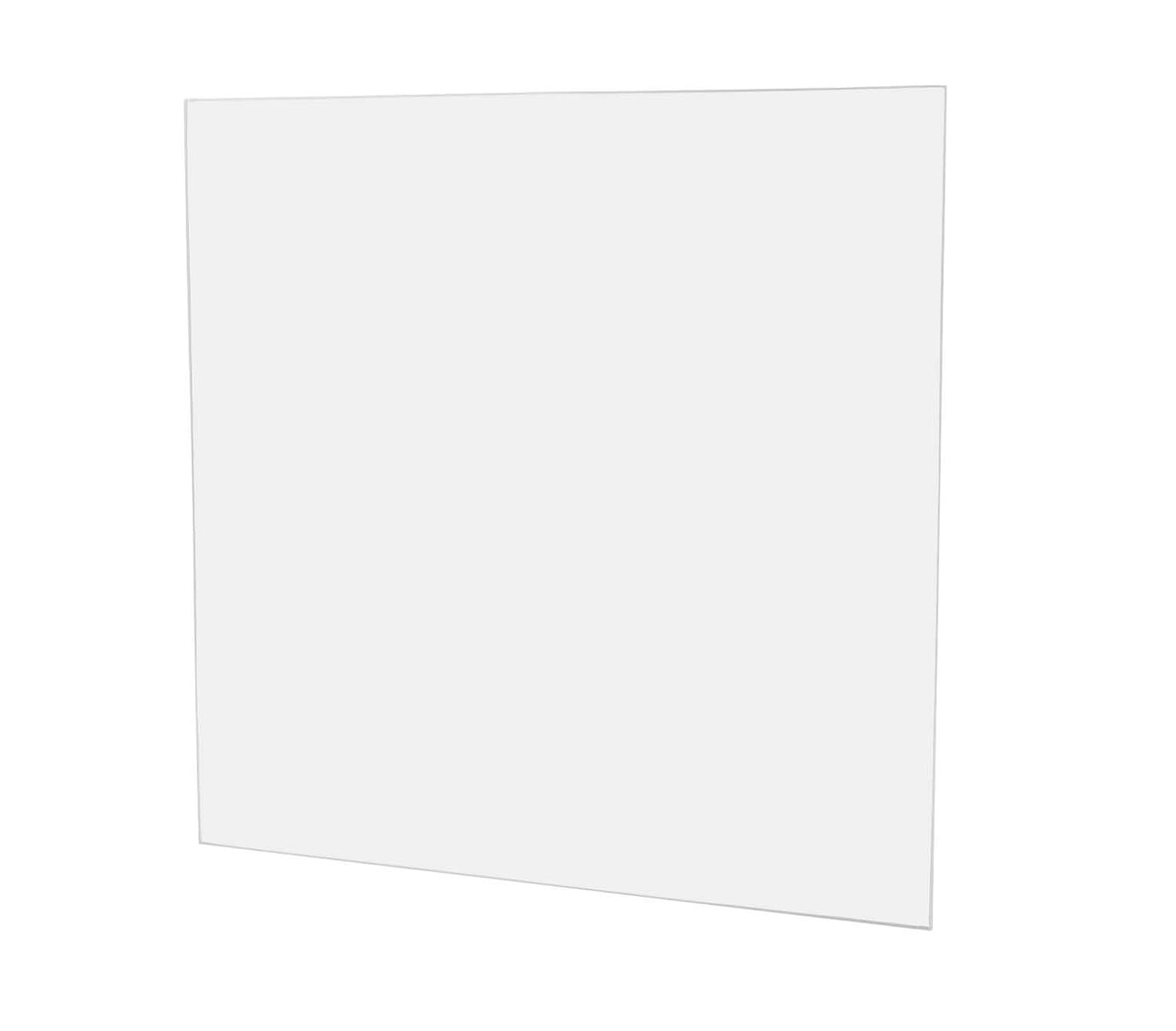 Clear Sheet 1/4" Thick 12" x 12" for Window Replacements, Signage