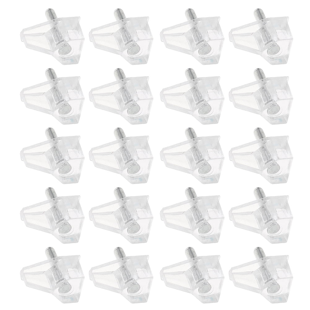 Clear Shelf Support Pin Nails Pegs for Shelves Bracket Pvc