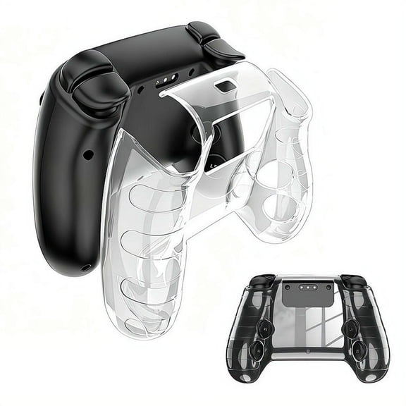 Clear Shockproof Protective Cover Case for Steam Controller 2, Thin PC Shell Anti-Scratch & Anti-Slip Grip Cover Protector Accessories