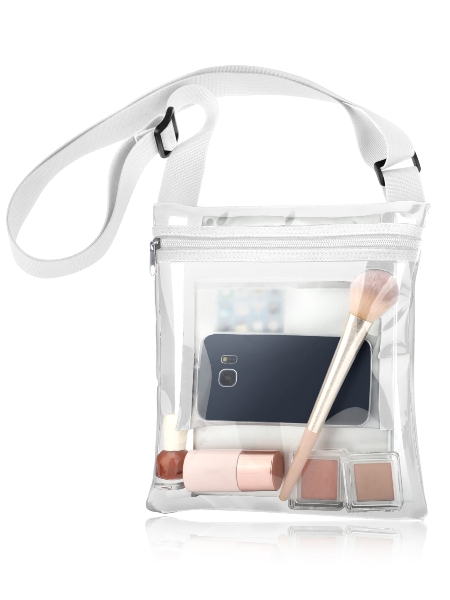 Clear | Crossbody Bag | Compact & Stylish | Concerts, Travel