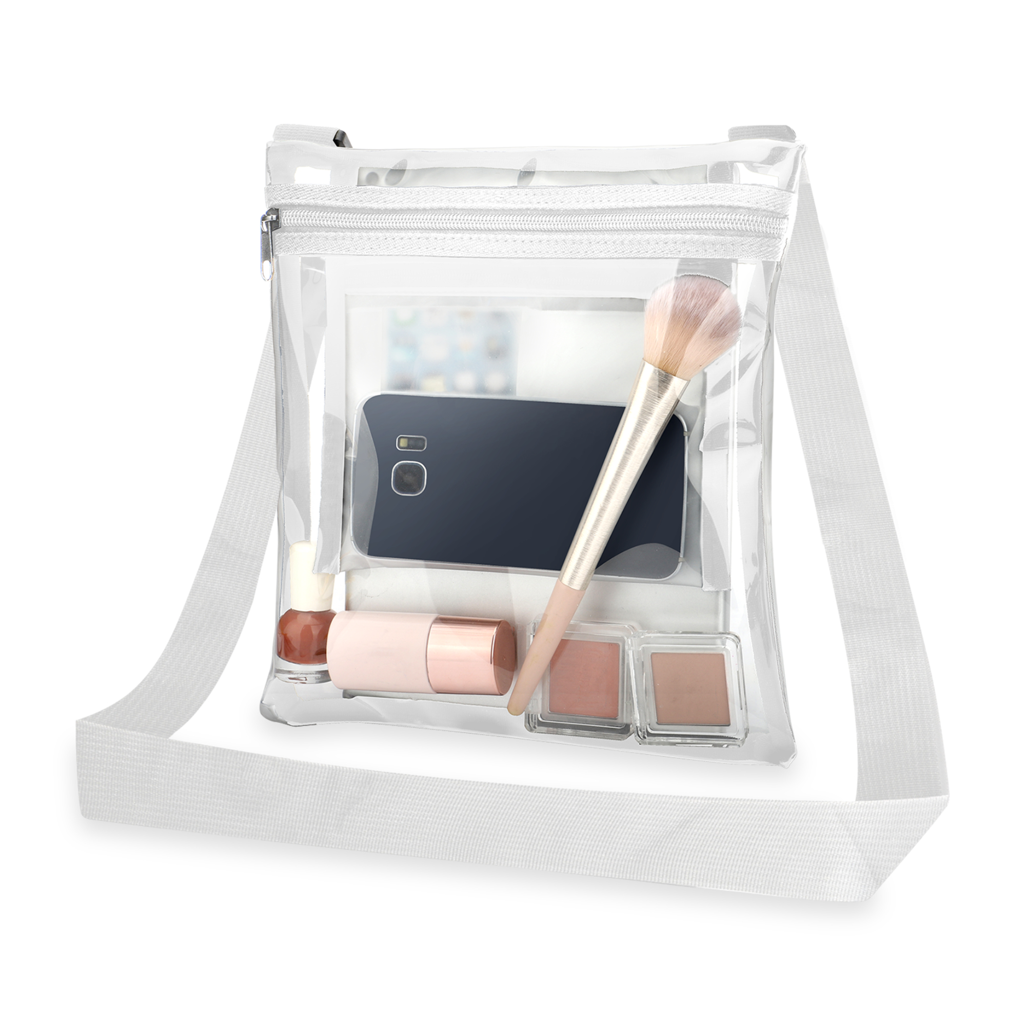 Clear Shoulder Bag, EEEkit Stadium Approved Clear Crossbody Bag