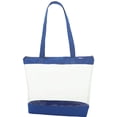 thumbnail image 1 of Clear Shoulder Tote with Zipper Closure, 1 of 3
