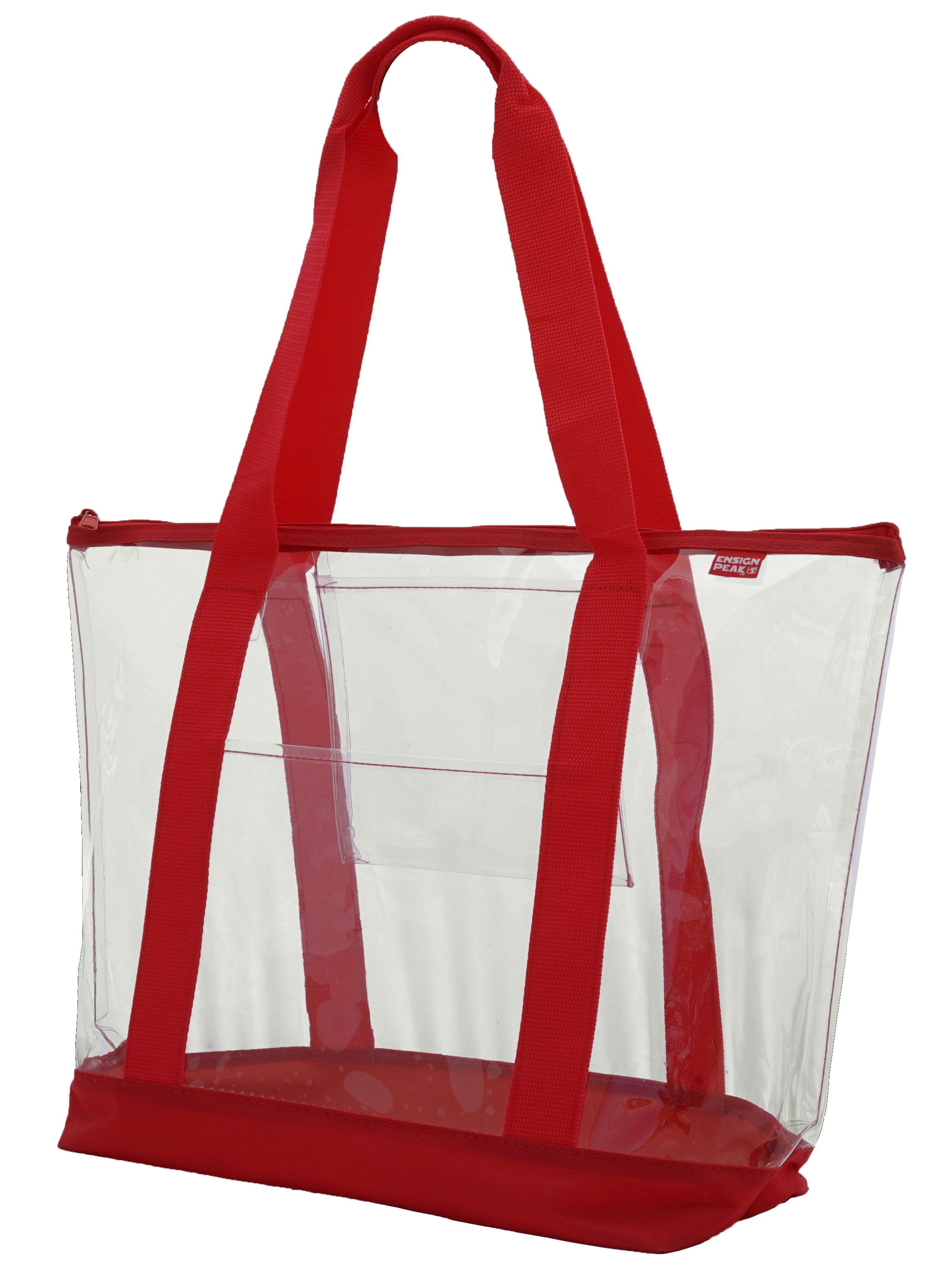 Fashion Clear Tote Bag With Inner Pouch