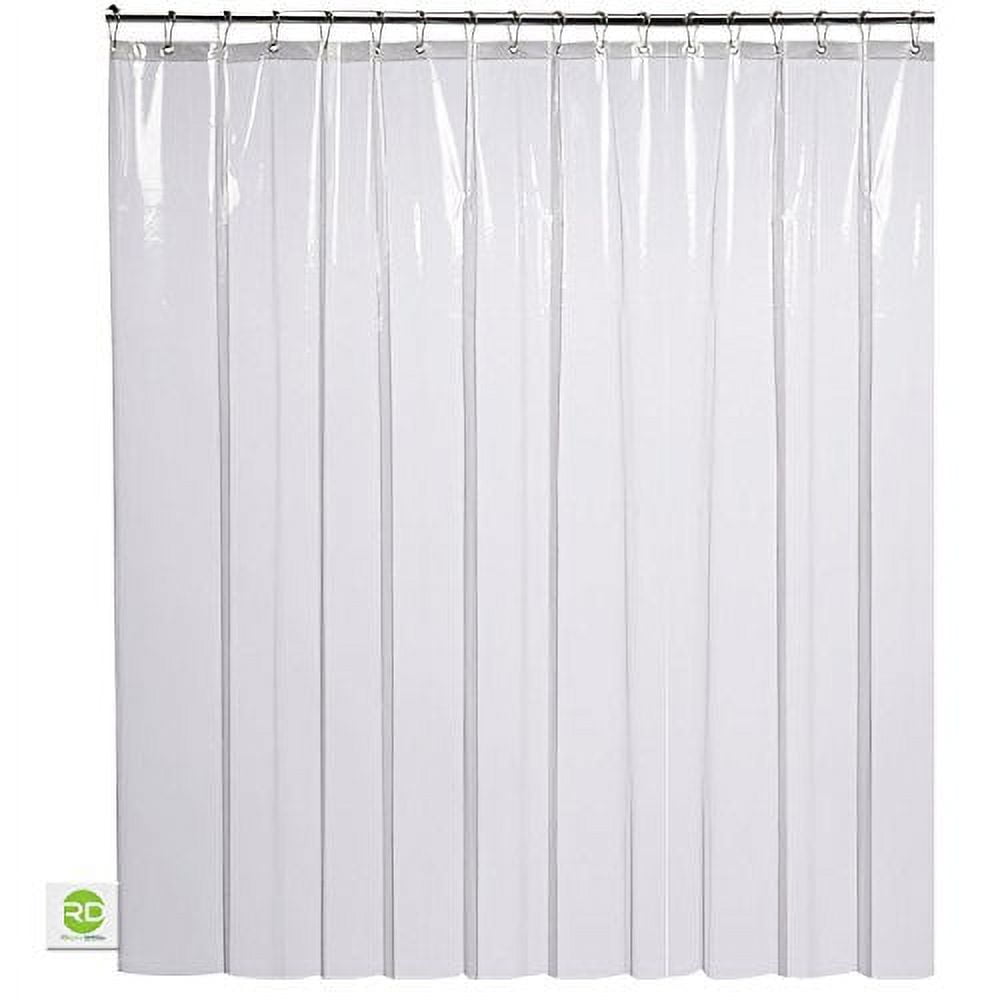 Clear Shower Curtain Mildew Resistant 72x72 Peva Bath Curtains Liner