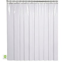 Clear Shower Curtain Mildew Resistant - 72x72 Peva Bath Curtains Liner for Bathroom Odorless No Toxic Eco-Friendly