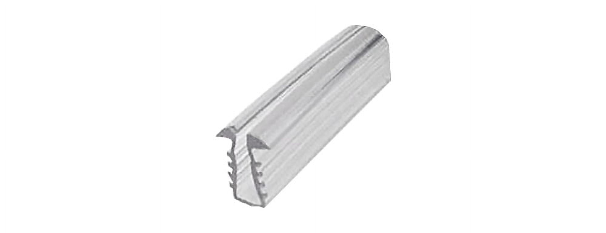 Clear Shower Door Replacement Glazing Vinyl for 5/32" Glass 18 ft