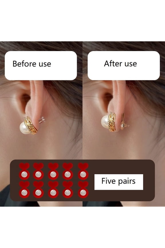 Clear Silicone Earring Backs for Heavy Earring Support Backs,Comfortable Rubber Earring Lifters Backs for Big Studs Earring Backs Replacements for Droopy Ears