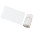 thumbnail image 1 of Clear Silicone Nails Stamp Set with Alignment Grids for Precise Artwork & Reusable Design, 1 of 9