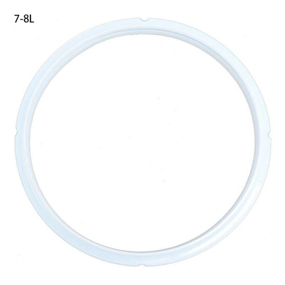 Clear Silicone Rubber Gasket Seal Ring Replacement for Electric Pressure Cooker 2.5L 2.8L 3L 4L 5L 6L 7L 8L White Home Kitchen Accessory