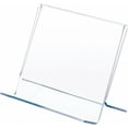Clear Single Case Display Easel, 6" W x 3" D x 4.5" H (6 Pack