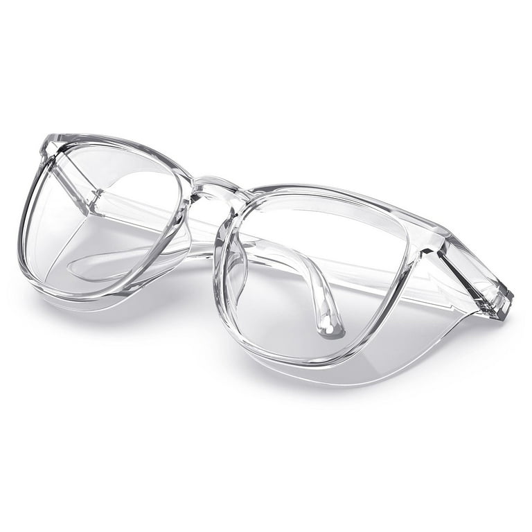 Clear ski goggles over glasses store