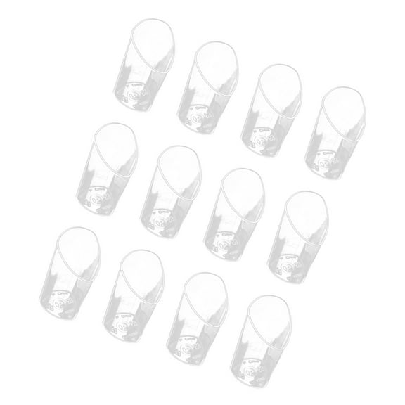 Clear Slanted Cylinder Mini Dessert Appetizer Cup 15 Pcs Container Food Cups Small Snack Salad Dressing