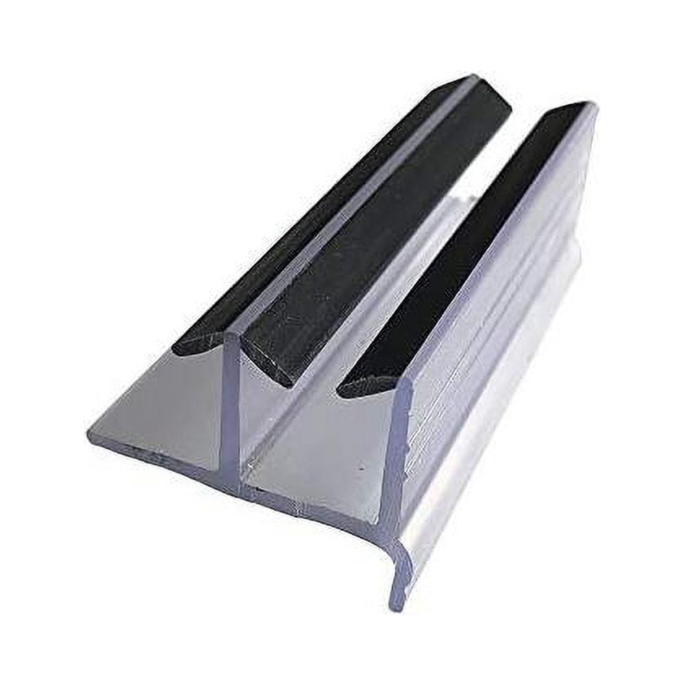 Clear Sliding Shower Door Bottom Guide 3" X 13/8" X 1/4"
