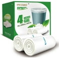 thumbnail image 1 of Clear Small Trash Bags, 4 Gallon Garbage Bags, Wastebasket Bin Liners 110 Count  Trash Bags for Bathroom  Office Trash Can 15 Liters - Durable & Thick Trash Bag, 1 of 6