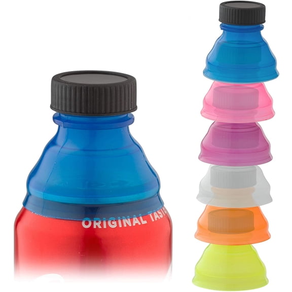 Clear Soda Can Lids (6 Pack) | Superior Can Covers For Soda, Beer, Energy Drinks, Juice, Seltzer | Must-Have Picnic Accessories & Beach Gadgets | BPA-Free Reusable Fizz Lids