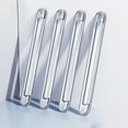 thumbnail image 1 of Clear Soft Door Protection Tape - PVC Corner Edge Guard & Door Handle Protector for Refrigerator | Invisible Bumper Guard | 14.7x1.7cm - 4 Pack, 1 of 9