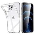 thumbnail image 1 of Clear Soft TPU Bumper Slim Cover Case ( with FREE Screen Protector) for iPhone 14 Pro Max, 1 of 5