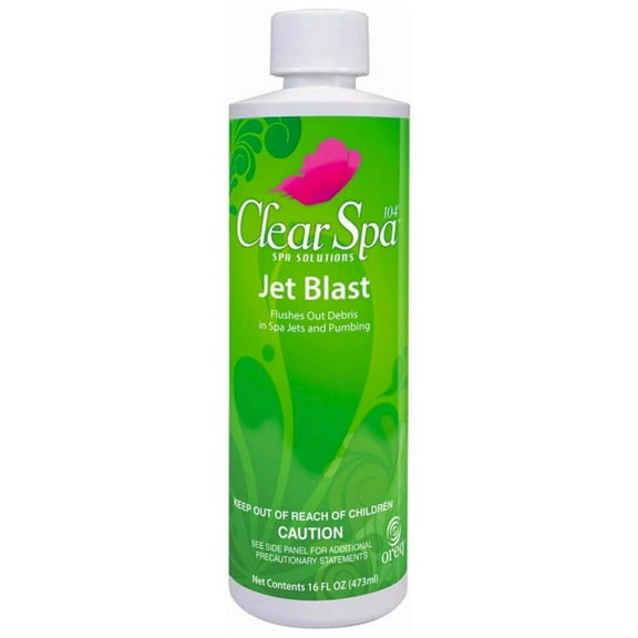 Clear Spa Jet Blast Bottle, 16 oz