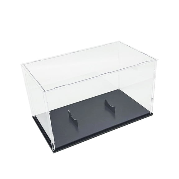 7829 Softball Basketball Holder Box for Organization & Showcases, Football Display Case, Acrylic Clear Display Box with Stand