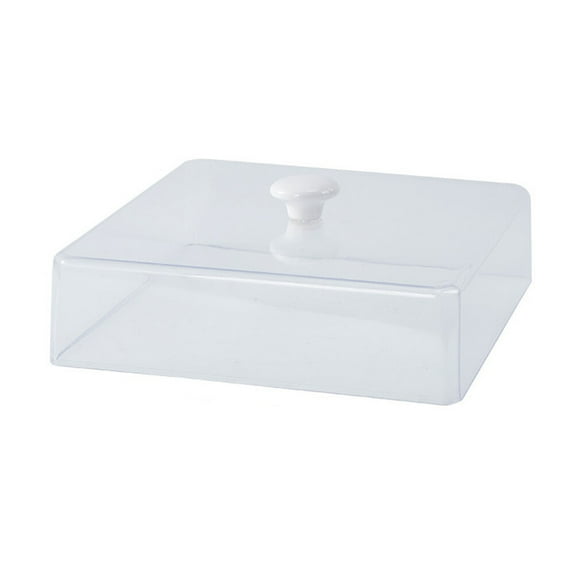 Clear Square Cake Display Dome Cloche Protector for Desserts