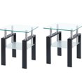 thumbnail image 1 of Clear Square Table / Great for Dining Room / Simple and Practical Design, 1 of 2