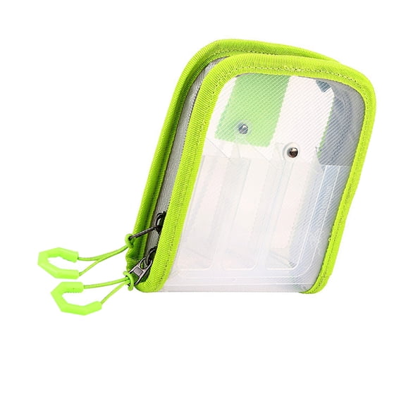 Clear Squid Jigs Lure Hook Storage Case Multiple Compartment Fishing Tackle Organizers Lures Bag for Squid Baits