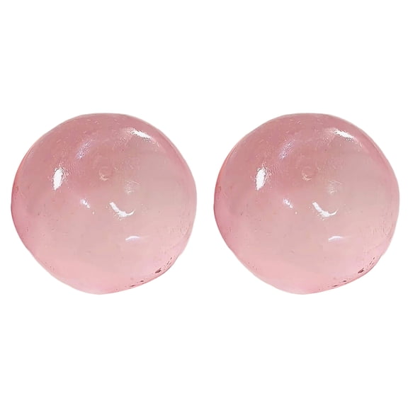 Clear Squishy Ball Slow Rising Squishy Gel Filled Stress Ball,Soft Translucent Pocket Size Squeeze Anxiety Relief Fidget Calming for Adults Office Desk,B