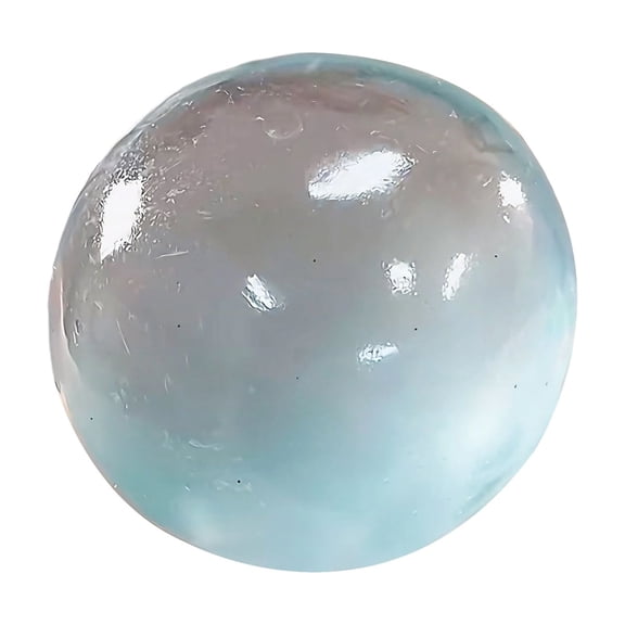 Clear Squishy Ball Slow Rising Squishy Gel Filled Stress Ball,Soft Translucent Pocket Size Squeeze Anxiety Relief Fidget Calming for Adults Office Desk,C