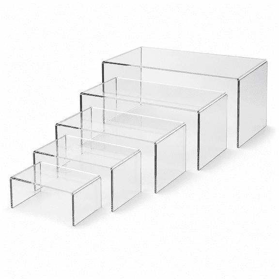 Clear Stackable Display Boxes 6-Piece Set