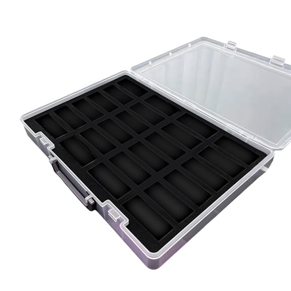 Clear Stackable Transparency Box Perfect For Small Car Models Display Miniature Vehicle Collection Holder