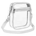 thumbnail image 1 of Clear Stadium Bag, Gaqring PVC Transparent Chest Bag, Large Capacity Secure Travel Crossbody Bag with Adjustable Strap, 1 of 3