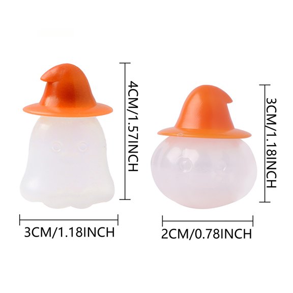 Clear Stainless Steel Mini Halloween Seasoning Bottle Set, Portable Bento Sauce Storage Container