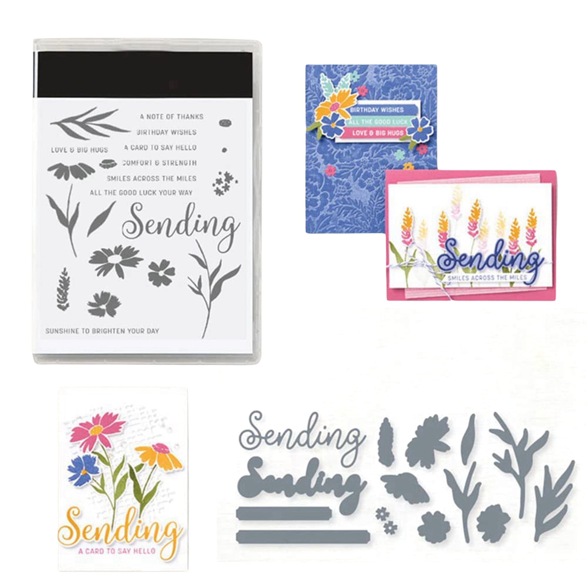 Clear Stamp Cutting Die Set for Wedding Invitation Card Making