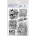 thumbnail image 1 of Clear Stamp Set 6"x8" Floral Elegance, 1 of 1