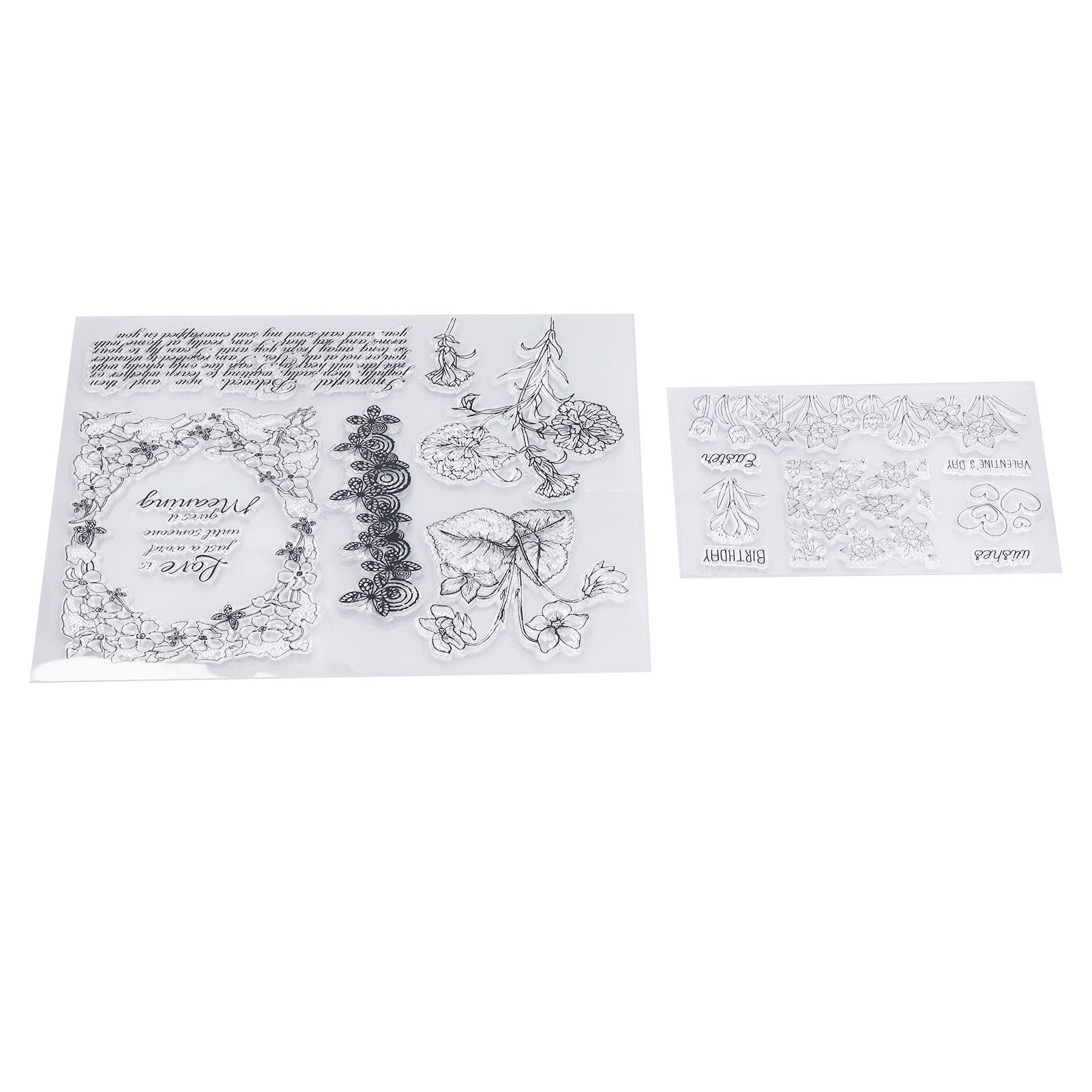 Clear Stamps Clear Imprint Repeated Sticking DIY Production Transparent