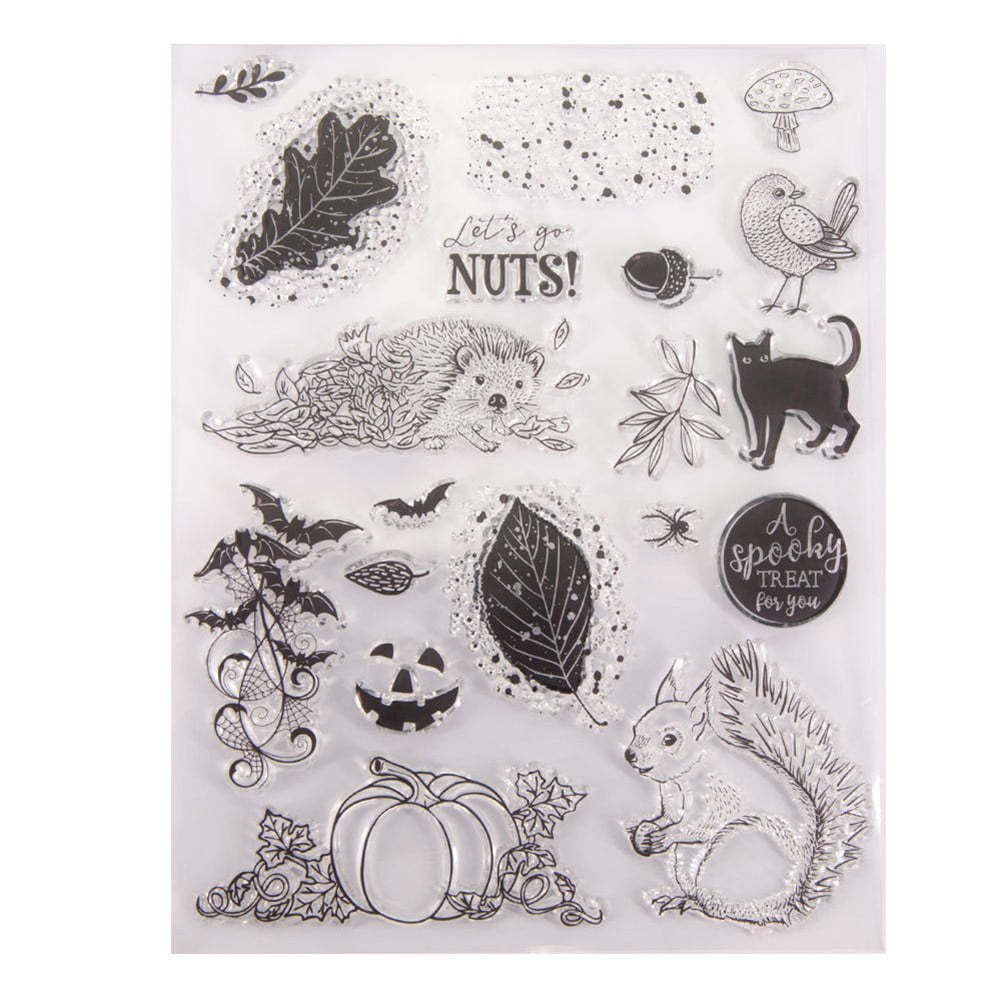 Clear Stamps for Card Making, Flower Tree Butterfly Background Rubber ...