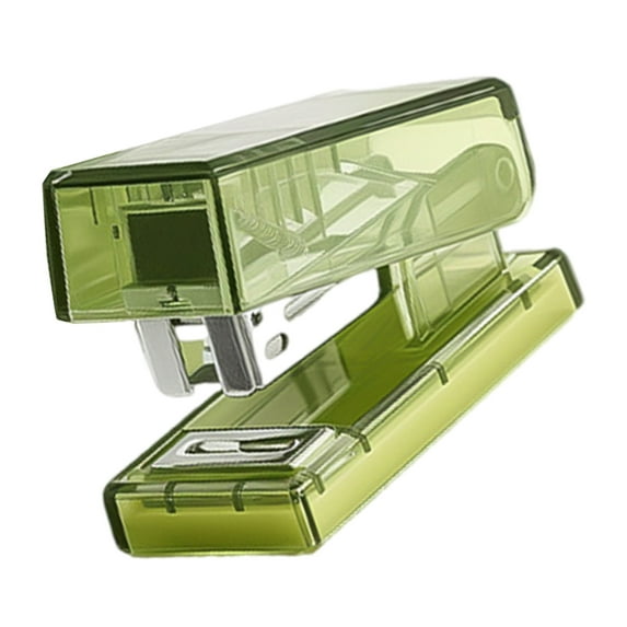 Clear Stapler with 1000Pcs 6/26 Staple 10Sheets Capacity Office Stapling Machine for File Document Paper Organization