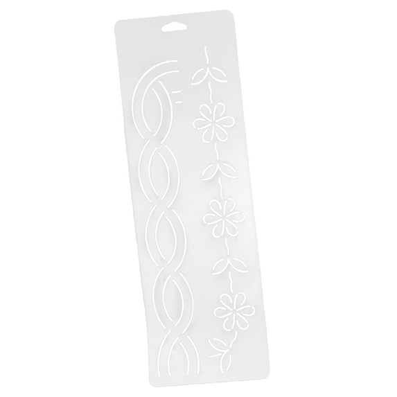 Clear Stencil Quilting Template Quilt Tool for Patchwork Painting #8