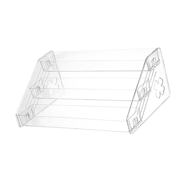 Clear Step Organiser Shelf for Kitchen Bathroom Transparency Cosmetics Storage Stand