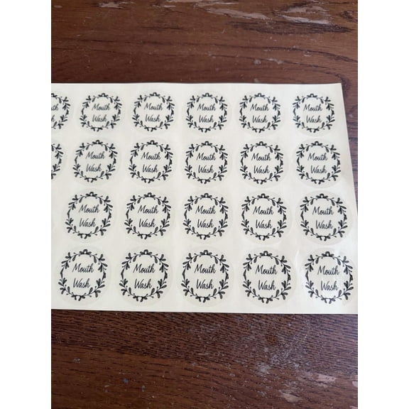 Clear Sticker Label Bathroom Waterproof