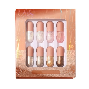Clear Out Stock! Awwp Multi-Color 1*Eyeshadow Liquid Glitter Eyeshadow Highlighter Makeup Korean Makeup K Drama Glitter under Eye Glow Long Lasting 5Ml