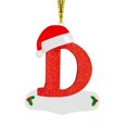 Clear Stock Christmas Alphabet Ornaments 26 Alphabet Personalized