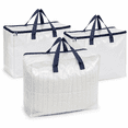 thumbnail image 1 of Clear Storage Bags with Zipper Extra Large Capacity Storage Bag Closet Underbed Storage Organizer for Clothes,Bedding,Comforter,Toys,Blanket,Pillow 3 Pack, 1 of 7