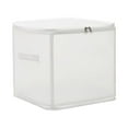 thumbnail image 1 of Clear Storage Box Organizer Bin PP Folding Storage Container for Clothes Toys Bedding with Handles Zipper 1-Piece Set, 1 of 2