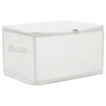 thumbnail image 1 of Clear Storage Box Organizer Bin PP Folding Storage Container for Clothes Toys Bedding with Handles Zipper 1-Piece Set, 1 of 2