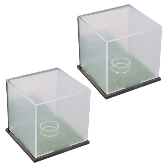 Clear Storage Box with Sealed Lid, Acrylic Display Case for Collectible Balls