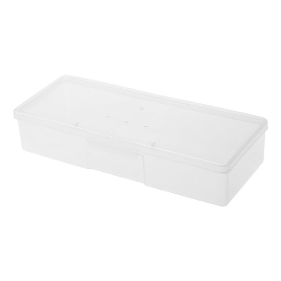 Clear Storage Case Empty Nails Storage Box Manicure Tool Pedicure Tool Empty Plastic Box Nails Art Tool Box for Home