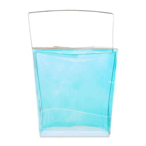 Clear Iridescent Container, 4" x 3" x 4", by Way To Celebrate