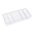 thumbnail image 1 of Clear Storage Container With 5 Divisions For Eyelash Supplies And Cosmetic Organization Compact Eyelash Case, 1 of 7